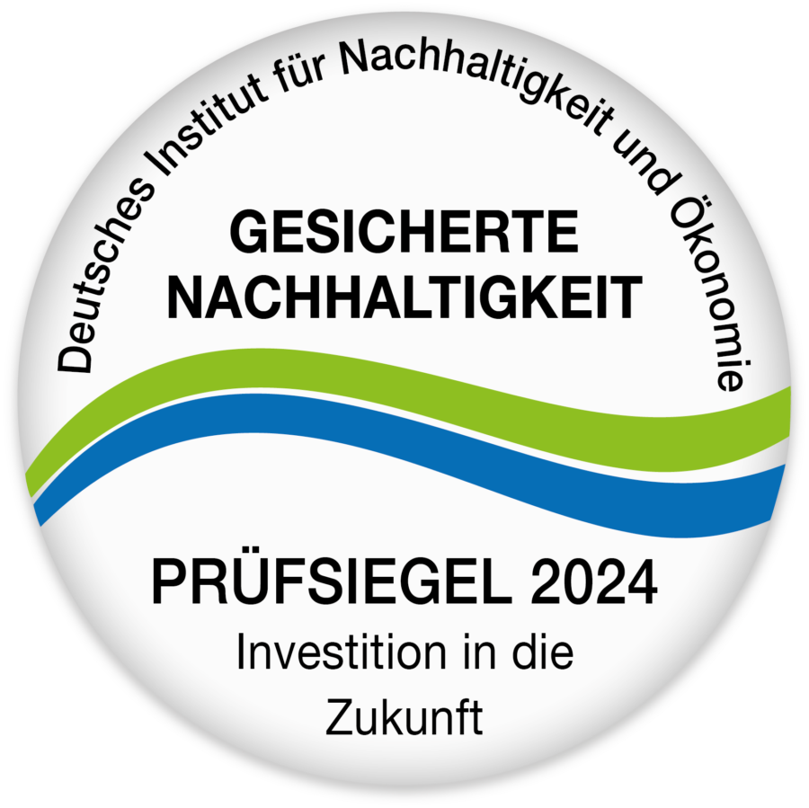 Siegel für Nachhaltigkeit 2024 deutsch